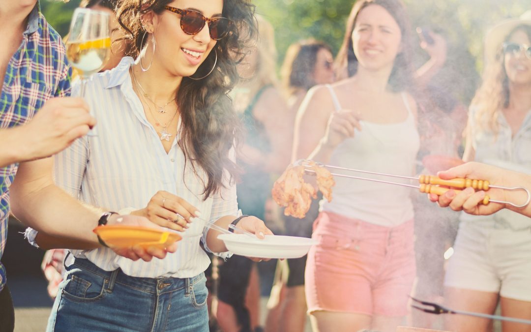 Barbacoa en un evento corporativo